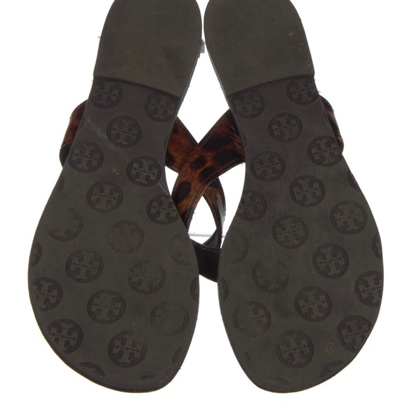 EUC Tory Burch Leather flip flops - Picture 5 of 5